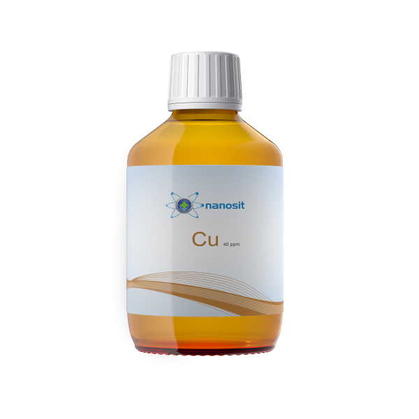 200 ml nanosit cuivre colloïdal, 40 ppm