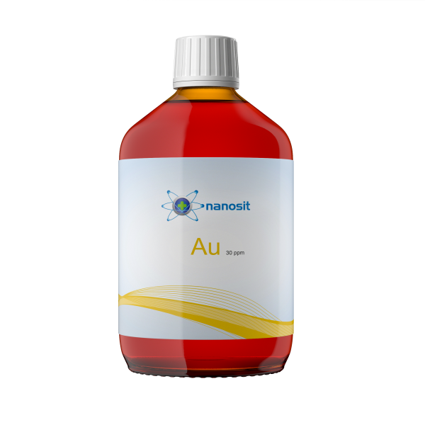 500 ml nanosit oro coloidal, 30 ppm