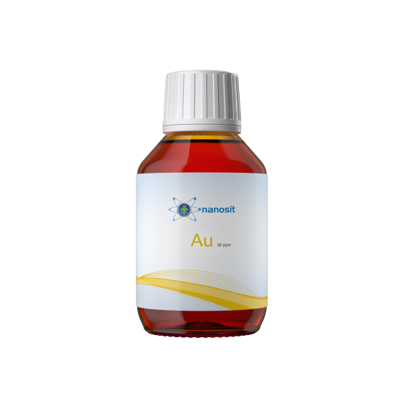 nanosit kolloid guld 30 ppm, 100 ml