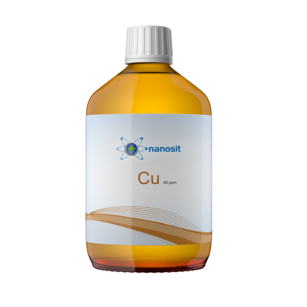 500 ml nanosit cuivre colloïdal, 40 ppm